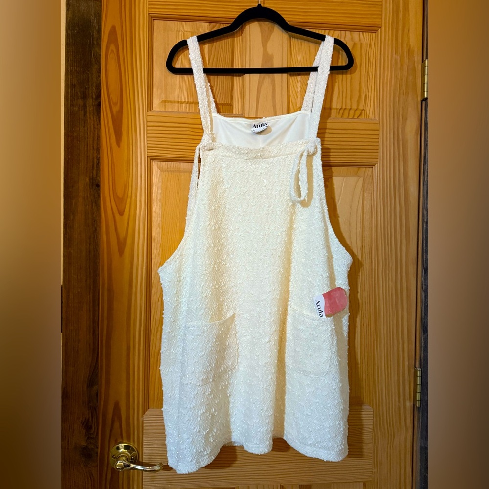 Arula Cream Textured Knit Top